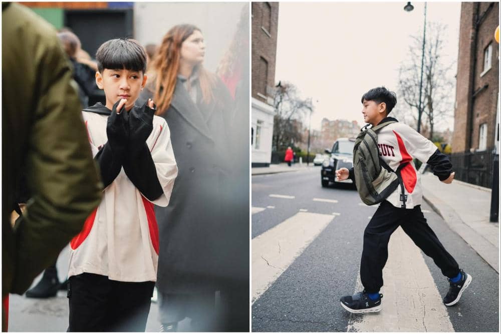 Rafathar saat liburan ke London