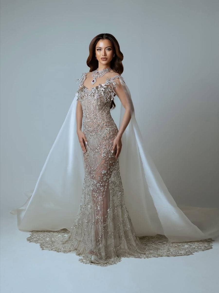 Potret Preliminary Evening Gown Miss Universe Indonesia 2025, Sanly Liu