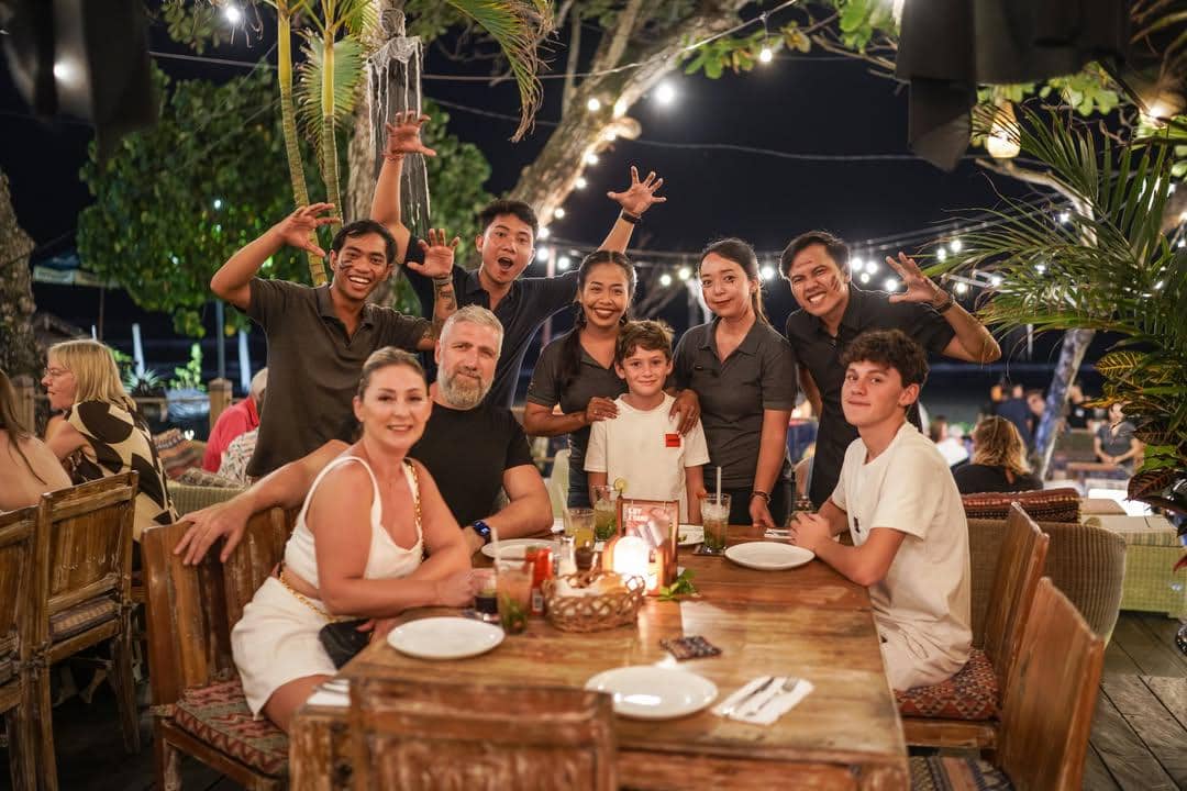 dinner di Chez Gado Gado Restaurant 