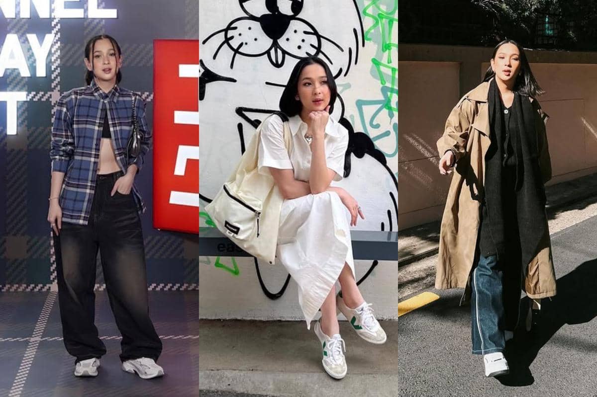 ide mix and match sneakers ala Agatha Pricilla 