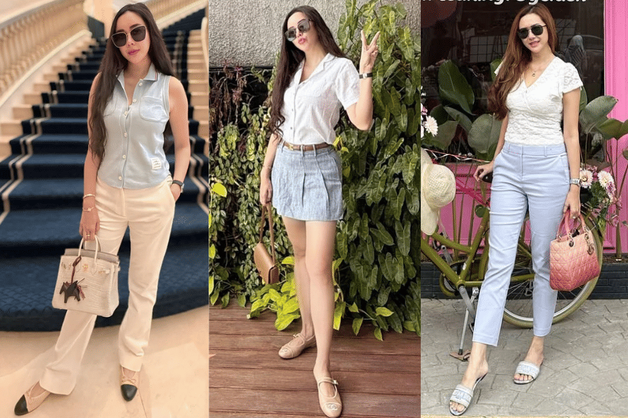 Mix and Match Outfit Pastel ala Aura Kasi