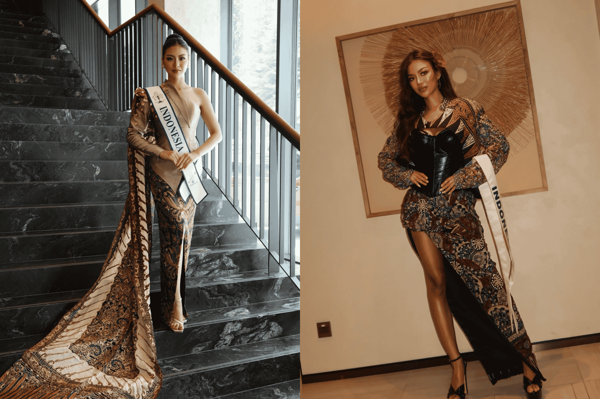 Potret Outfit Wakil Indonesia Saat Deep Interview Kontes Kecantikan 2025