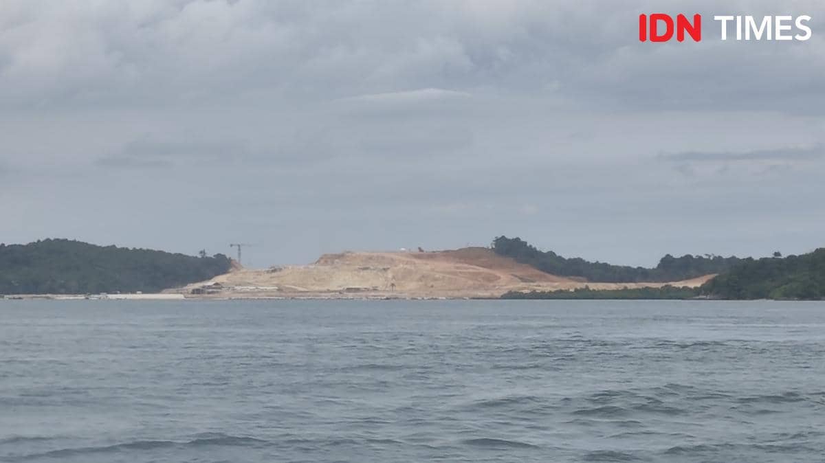 Lokasi pembukaan lahan untuk kawasan PSN Tanjung Sauh, Kota Batam (IDN Times/Putra Gema Pamungkas) 