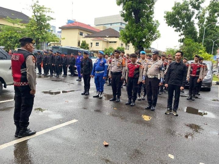 Apel Operasi Lilin Musi di Polda Sumsel.