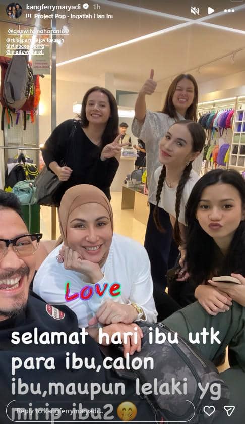 artis rayakan hari ibu nasional 2025