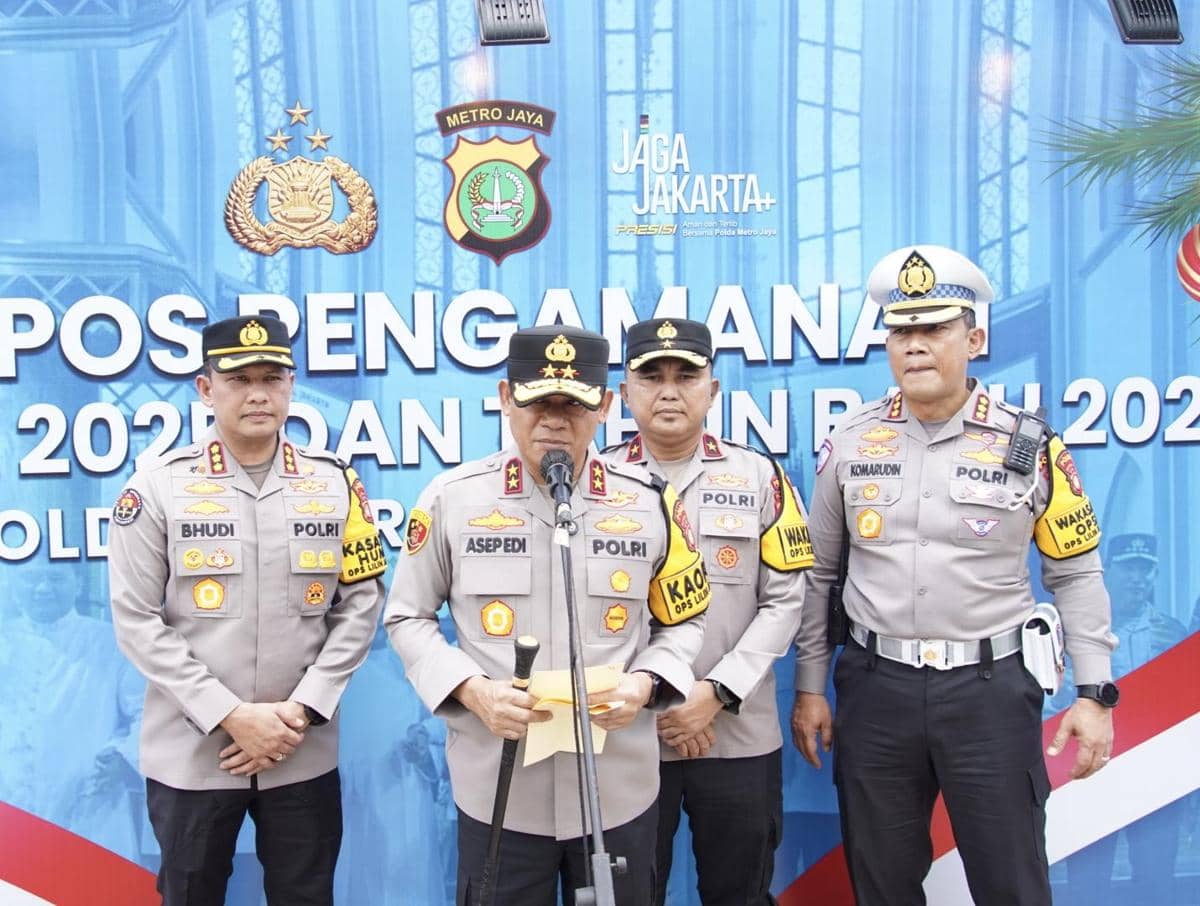 5.044 Aparat Gabungan Dikerahkan Jaga Jakarta selama Nataru