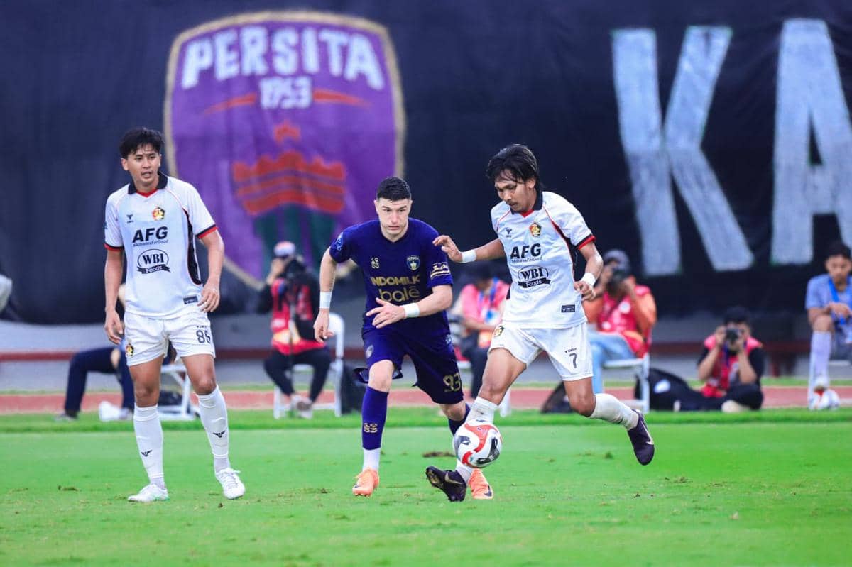 Pemain Persik Kediri saat menghadapi Persita Tangerang. IDN Times/istimewa