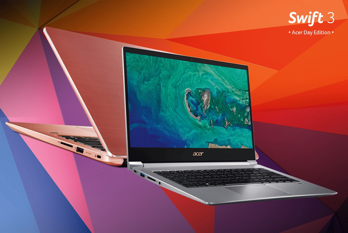 ilustrasi laptop Acer