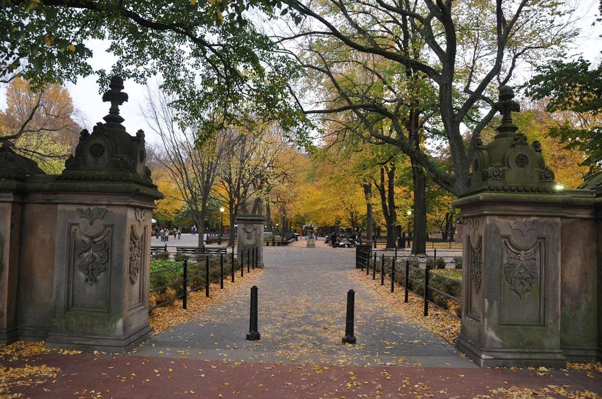 potret Central Park, New York City