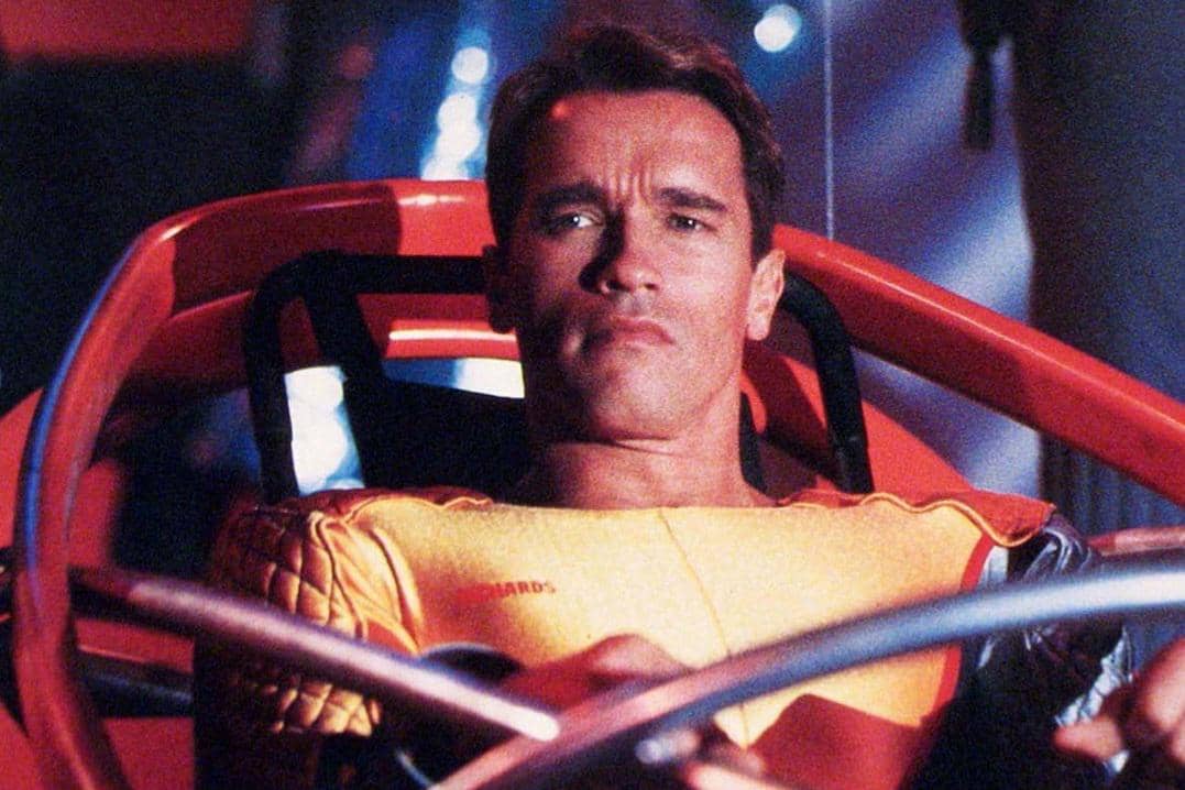 cuplikan adegan dalam film The Running Man 