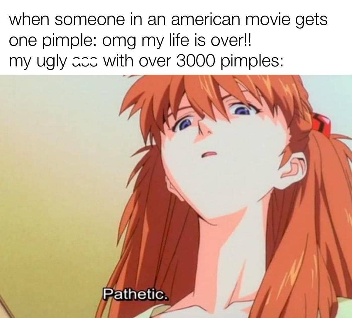 meme kartun tentang jerawat