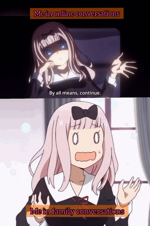 meme anime tentang ngobrol