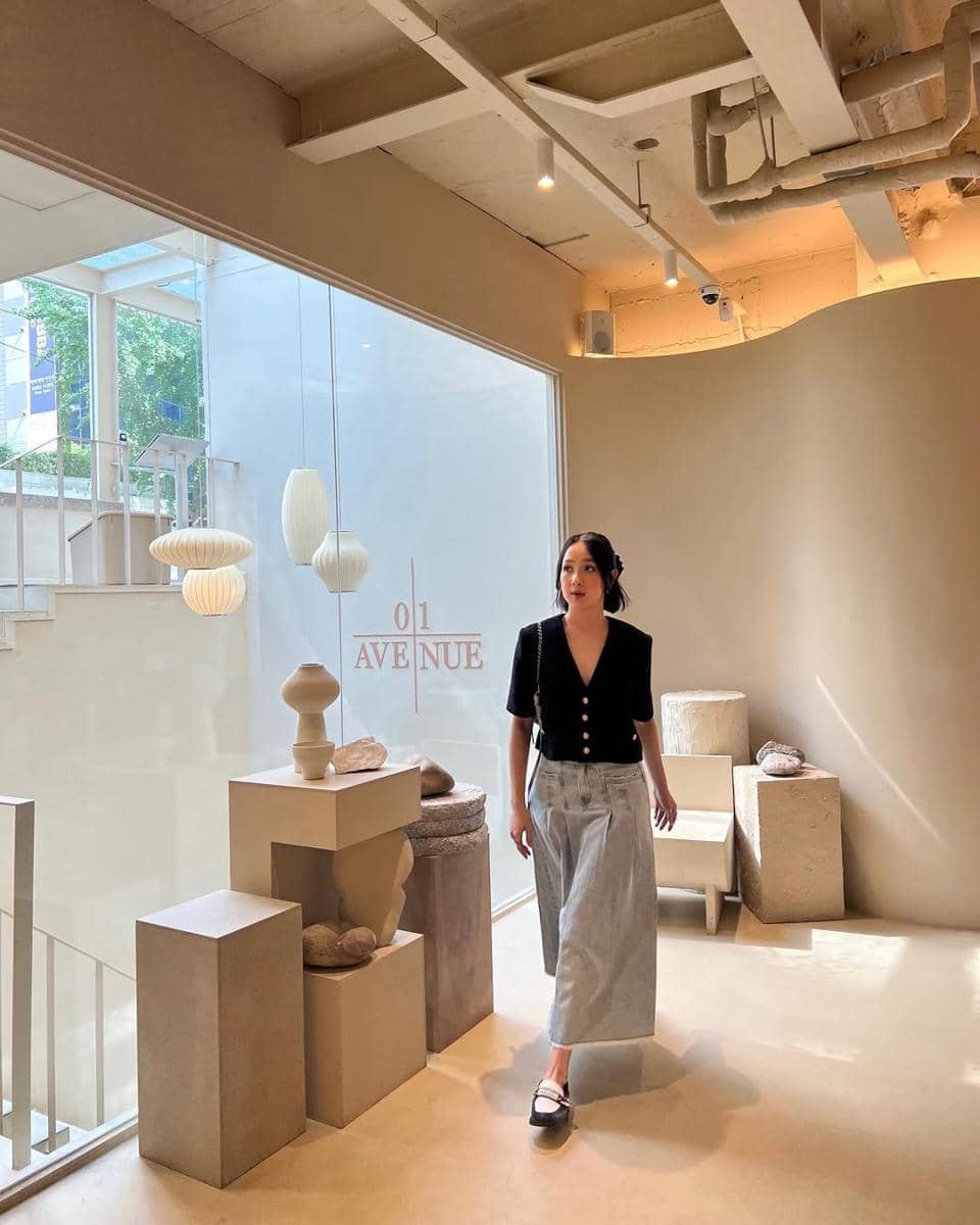 padu padan sepatu loafers ala Agatha Pricilla