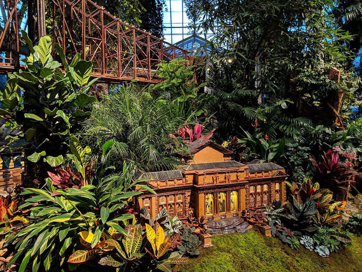 Holiday Train Show di New York Botanical Garden