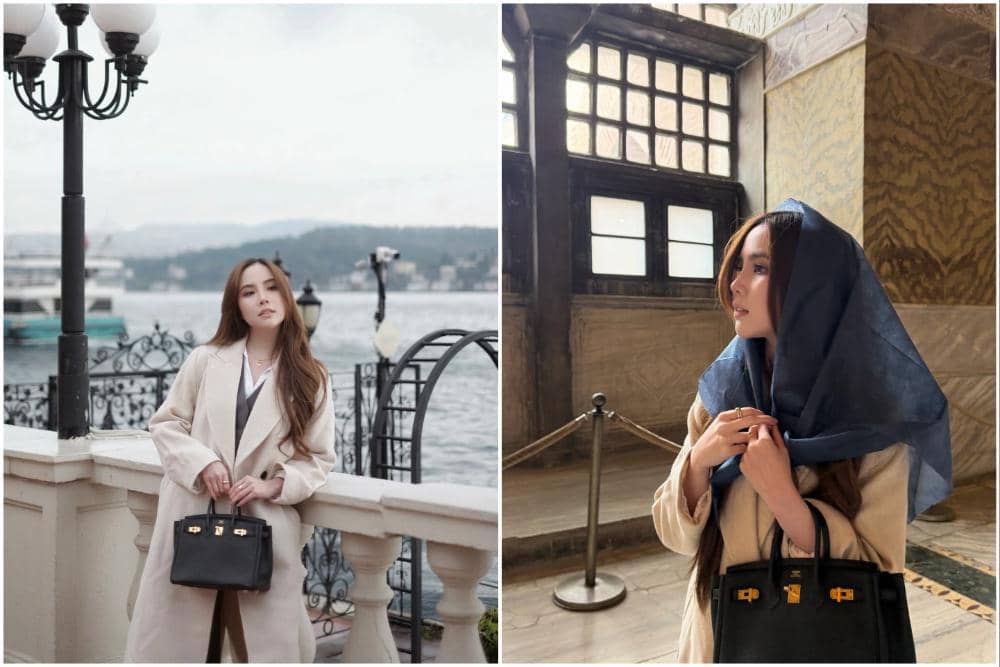 Agatha Chelsea liburan di Turki.