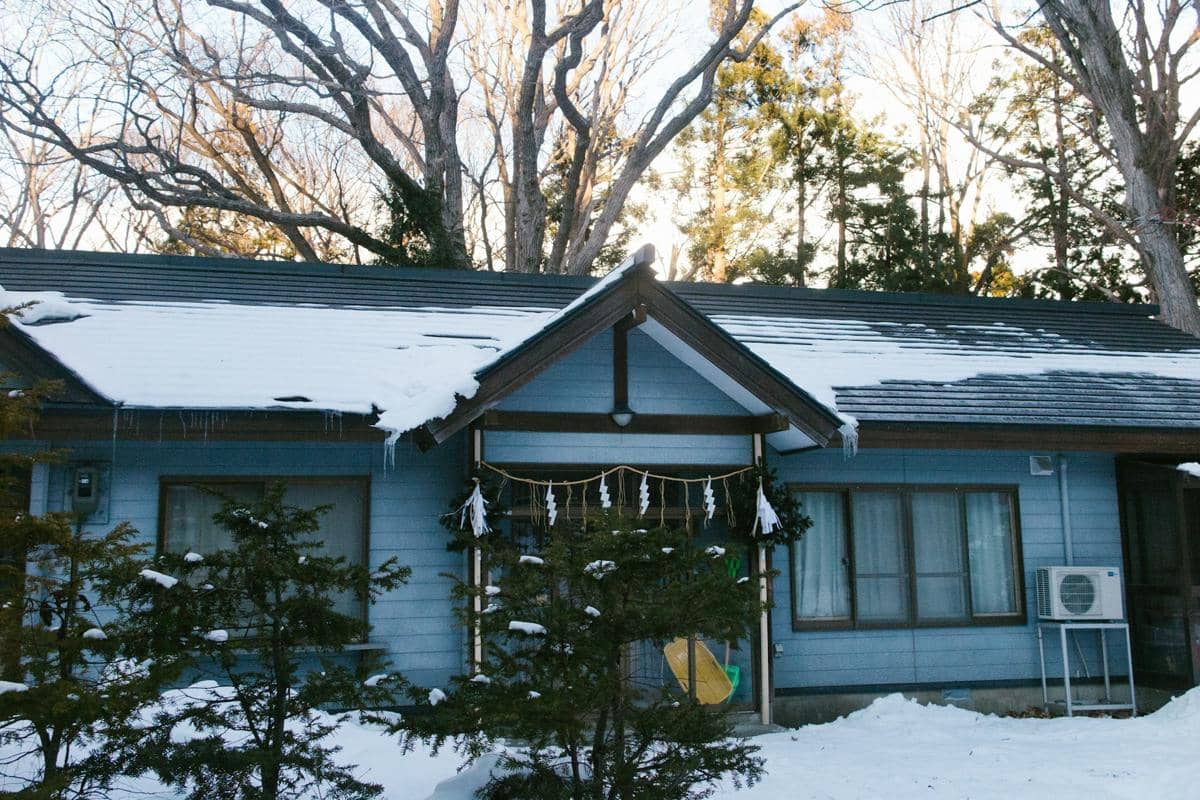 ilustrasi rumah di Sapporo Jepang