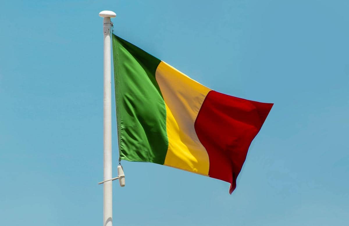 ilustrasi bendera Mali
