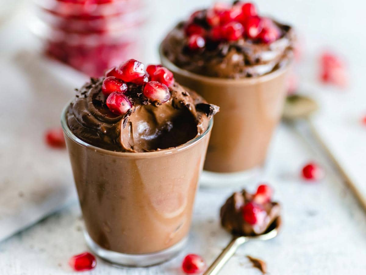 ilustrasi puding coklat