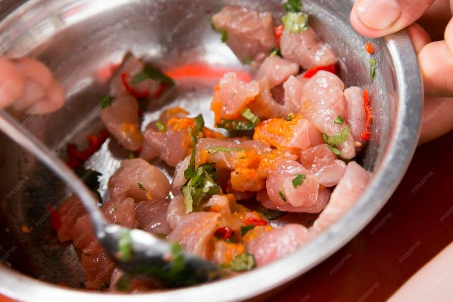 ilustrasi marinasi daging