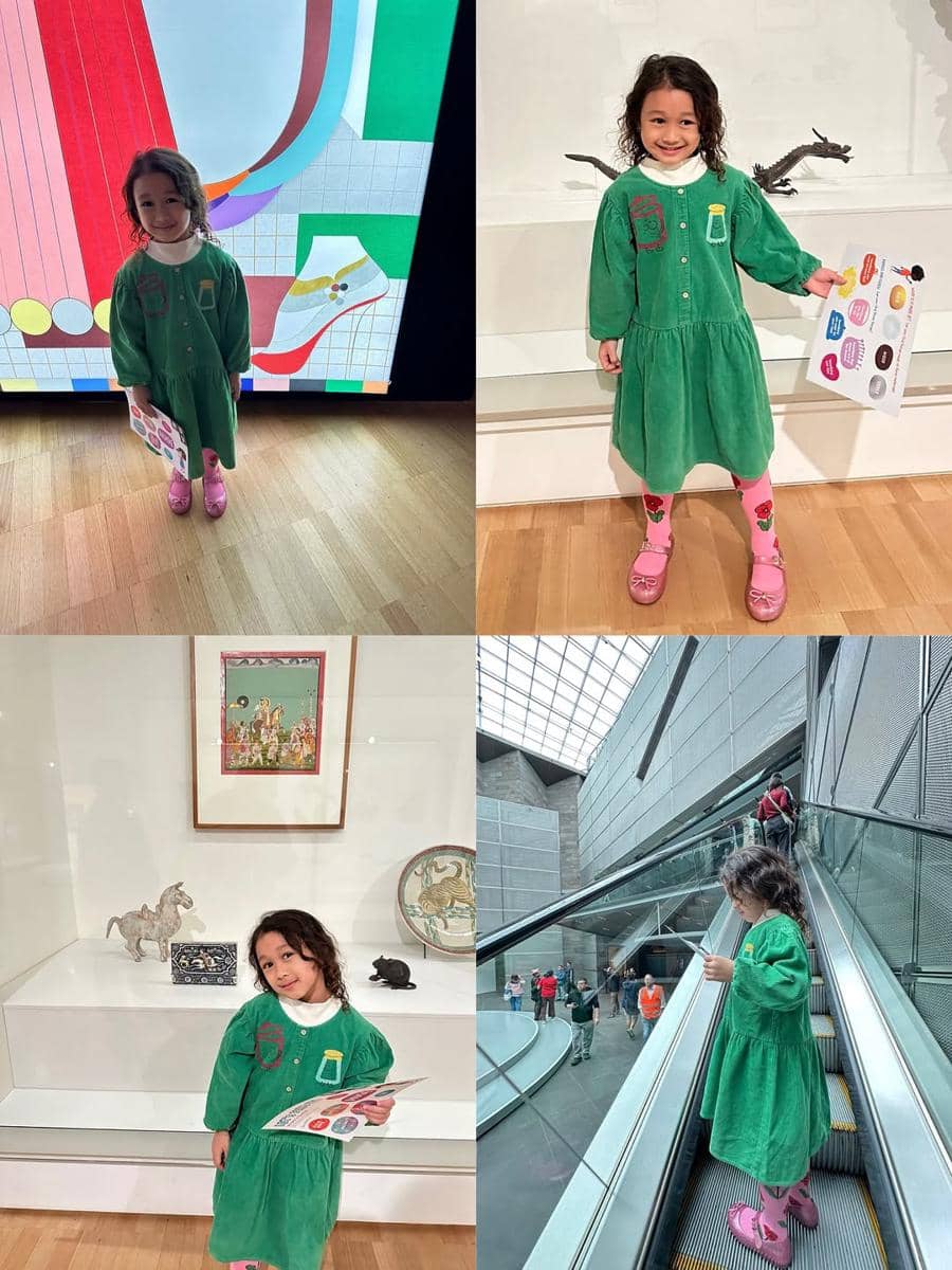 Dian Pelangi ajak anak jalan-jalan di Melbourne.