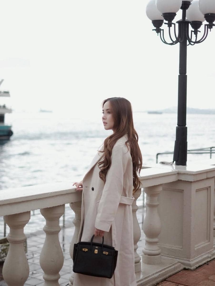 Agatha Chelsea liburan di Turki.