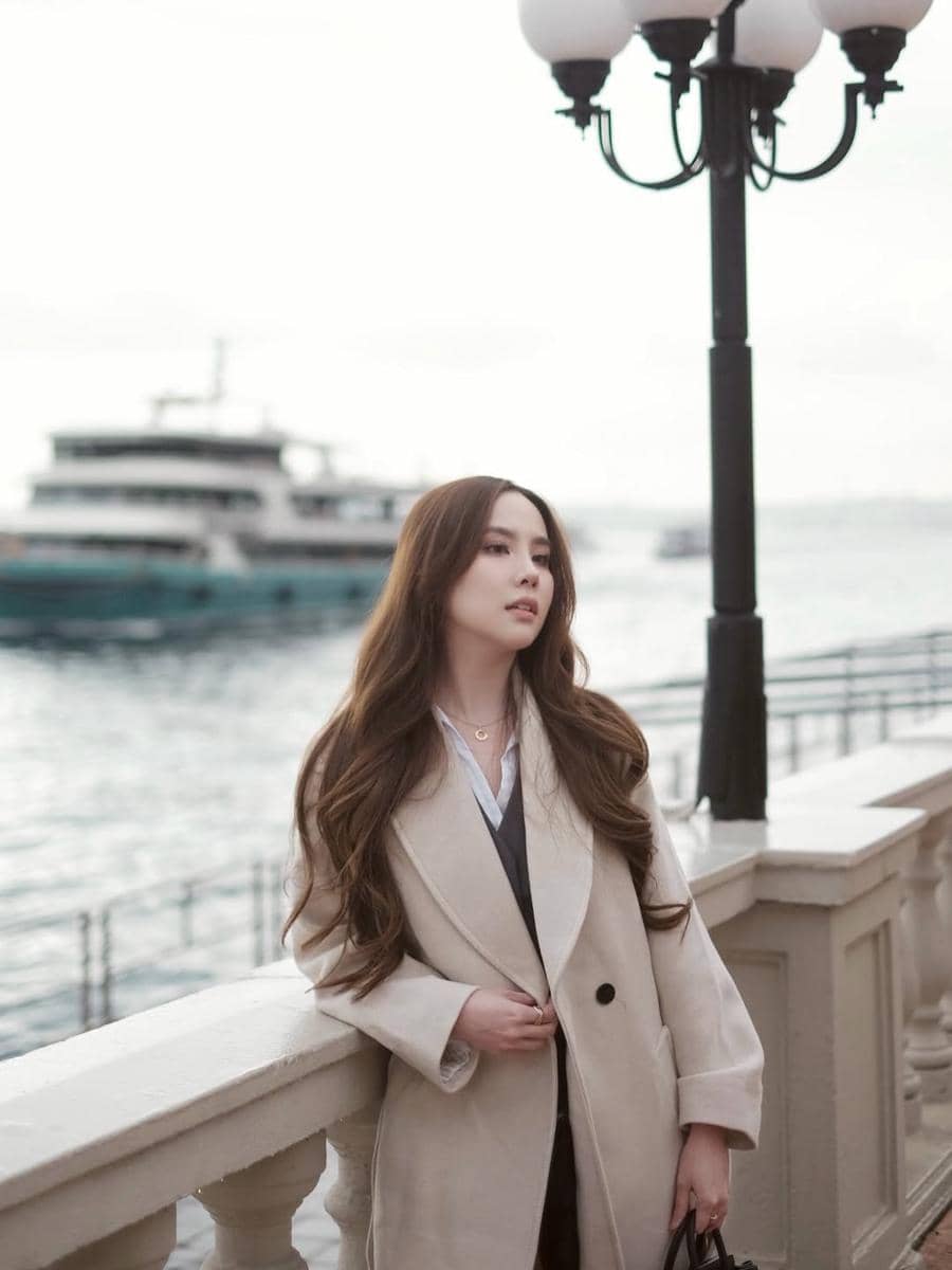 Agatha Chelsea liburan di Turki.