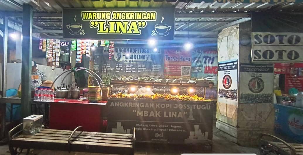 Angkringan Kopi Joss Tugu Mbak Lina 