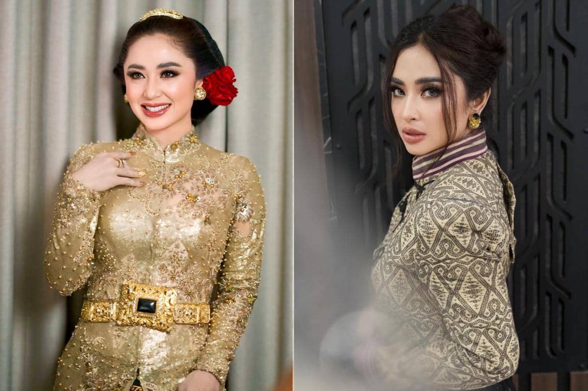 ide makeup look buat kondangan ala Dewi Perssik 