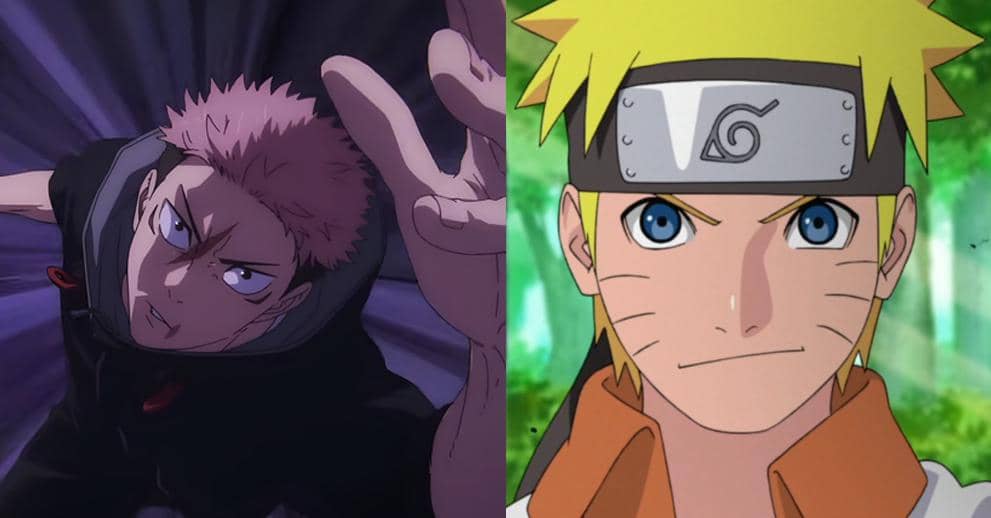 Yuji dan Naruto - Jujutsu Kaisen & Naruto Shippuden