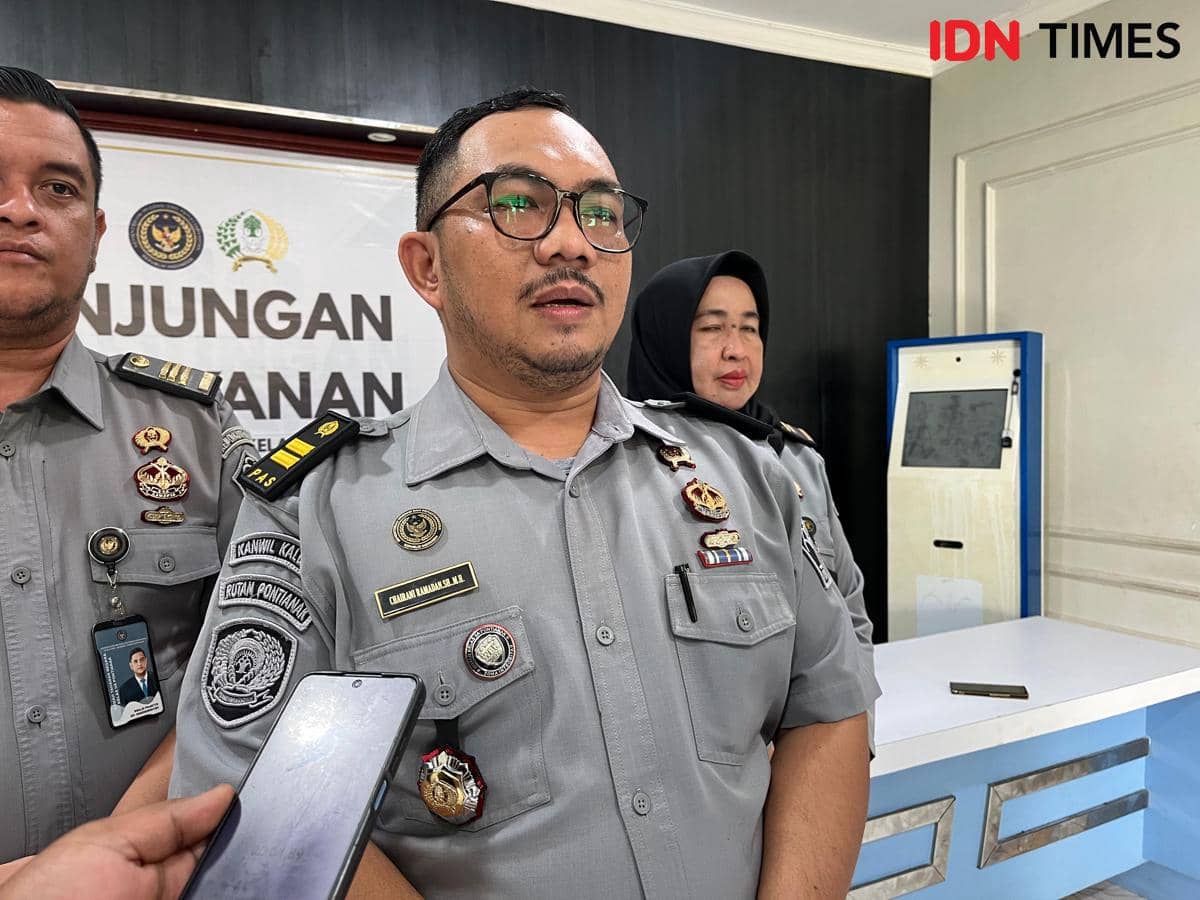 Kasubsi Pelayanan Tahanan Rutan Kelas IIA Pontianak, Chairani Ramadan. 