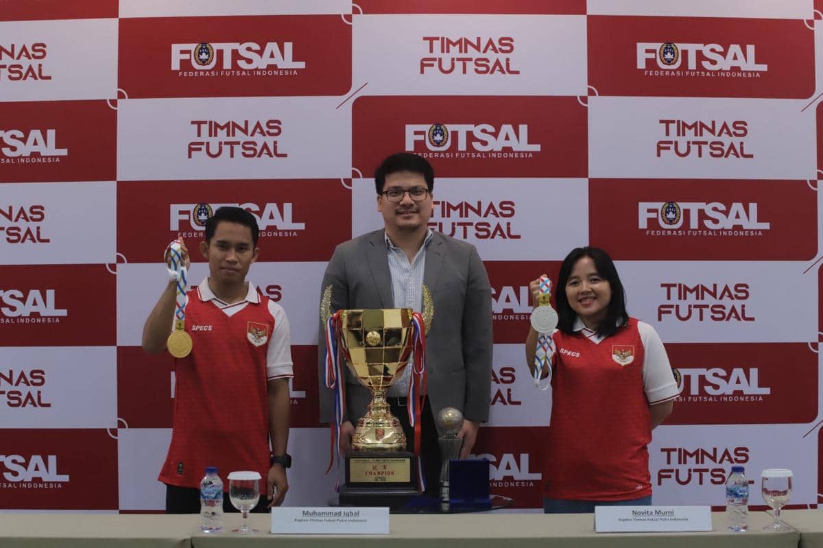Jumpa pers Timnas Futsal pasca SEA Games 2025