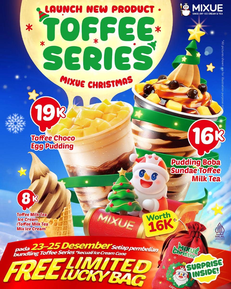 Promo Hari Natal 2025 di MIXUE Indonesia 