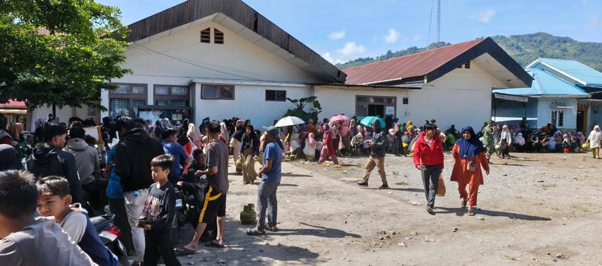 Antrean elpiji 3kg di Aceh Tengah (dok.Polres Aceh Tengah)