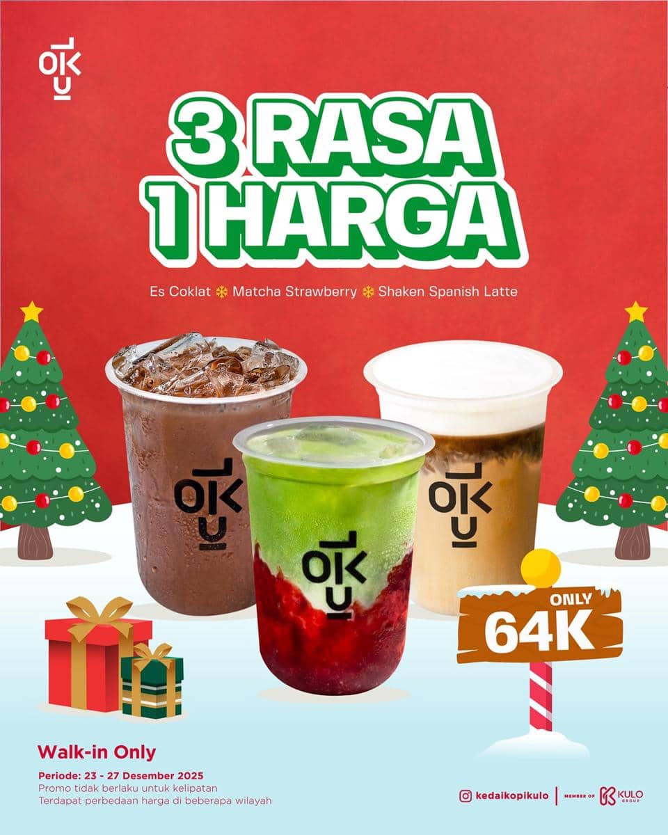 Promo Hari Natal di Kedai Kopi Kulo