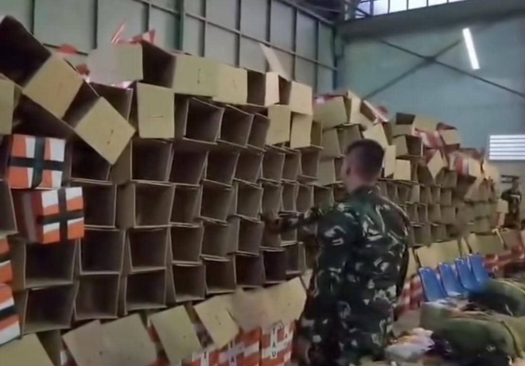 Helibox, banjir Sumatra, TNI