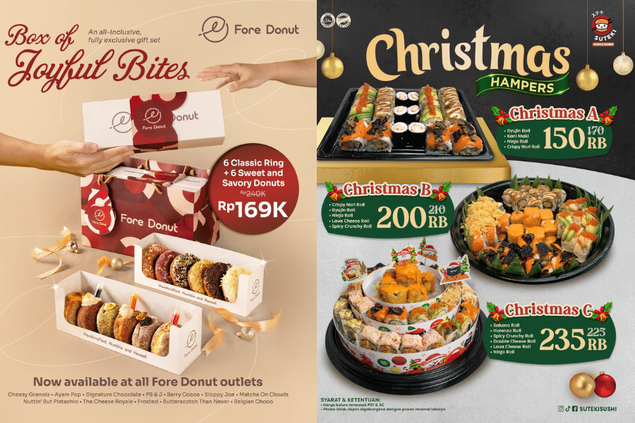 Promo Hari Natal di Fore Donut dan Sushi Suteki