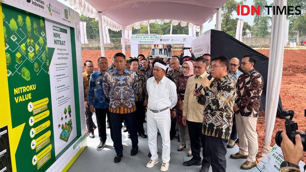 Pabrik NPK Nitrat di kawasan industri Pupuk Kujang