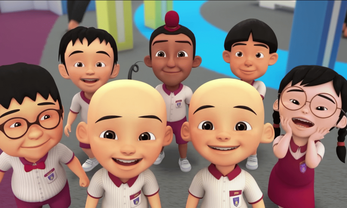 potret Upin & Ipin di episode Upin & Ipin bersama ASNB 