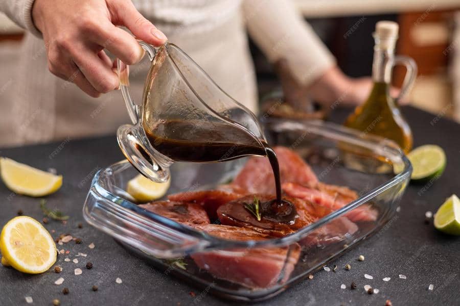 ilustrasi marinasi daging