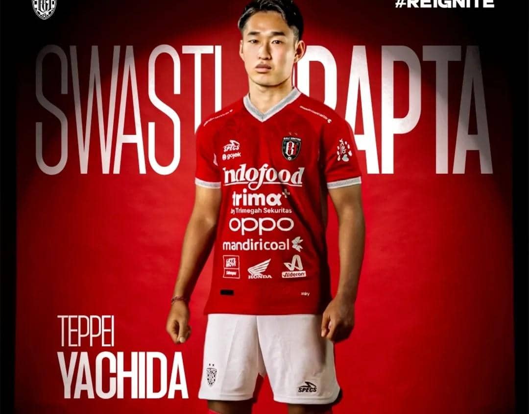 Teppei Yachida, pemain anyar Bali United asal Jepang.