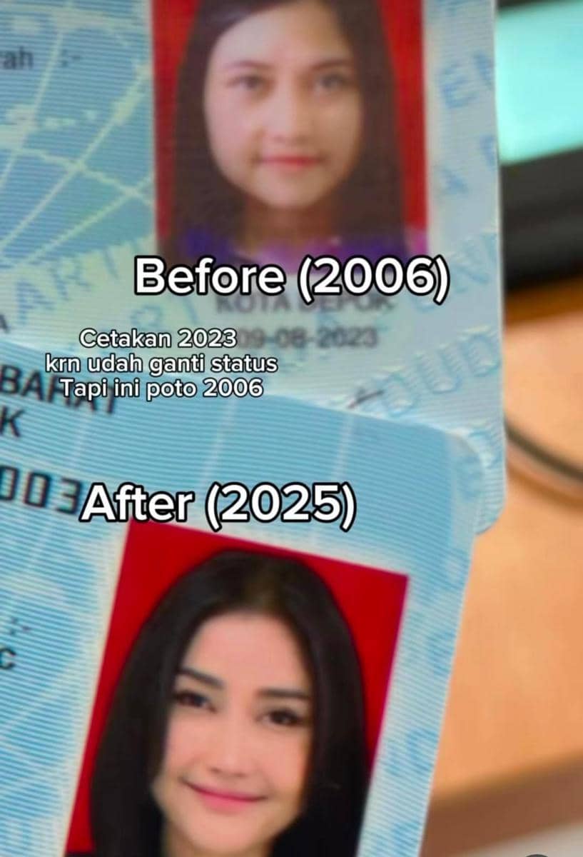 Riyuka Bunga bikin KTP baru