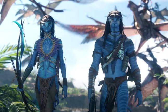 cuplikan adegan dalam film Avatar: Fire and Ash