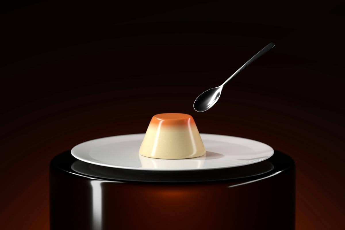 ilustrasi puding madu