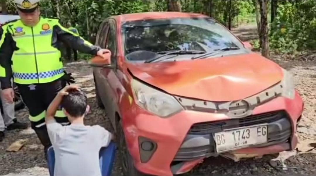 Polisi menangkap pelaku tabrak lari di Lahat. 