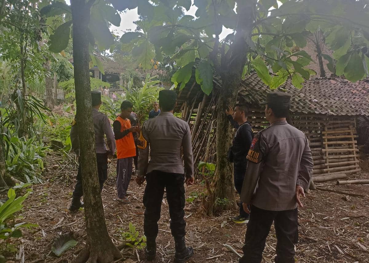 Polisi, Damkar, BPBD dan BKSDA tengah mencari keberadaan Lutung Jawa. IDN Times/Riyanto.