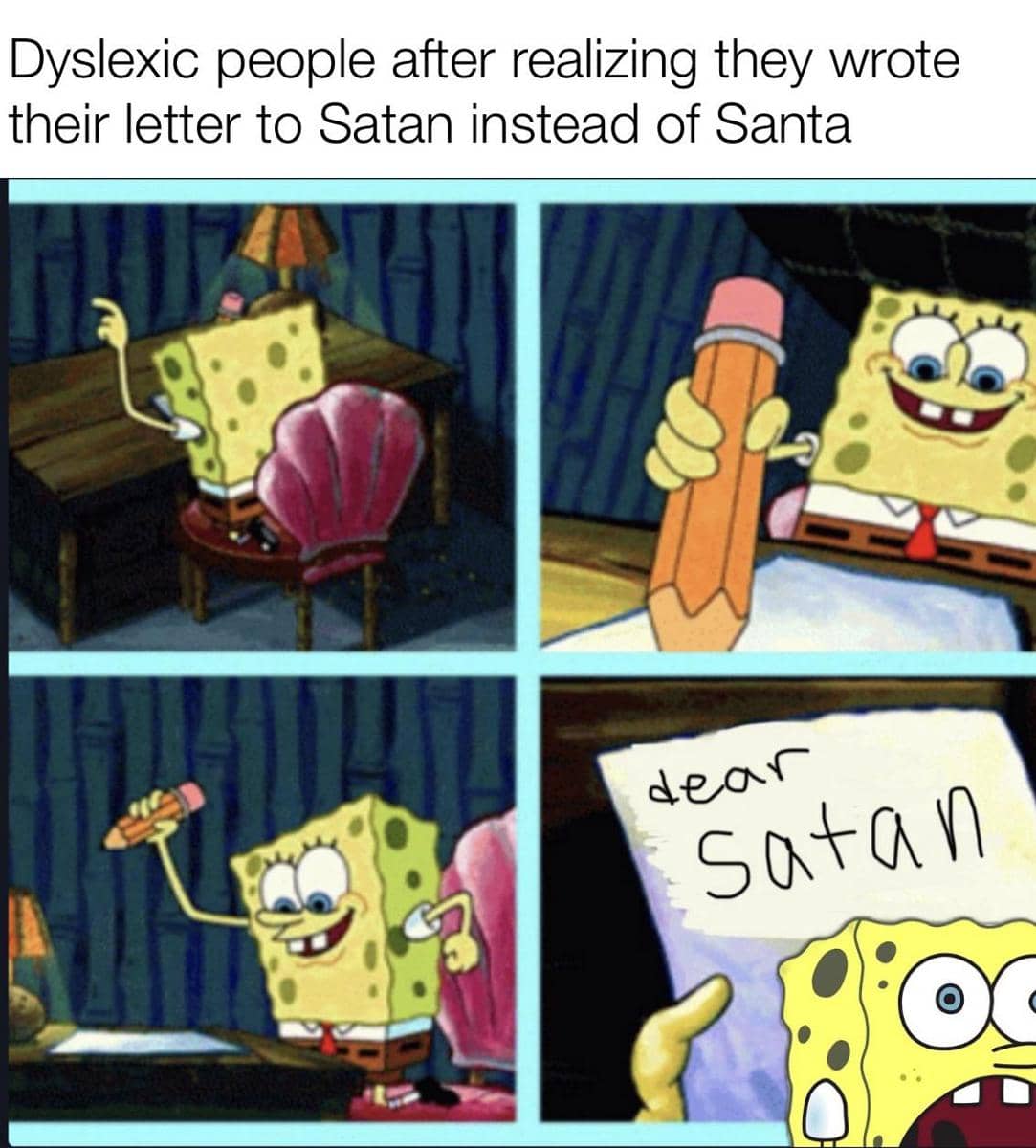 meme SpongeBob tentang Sinterklas