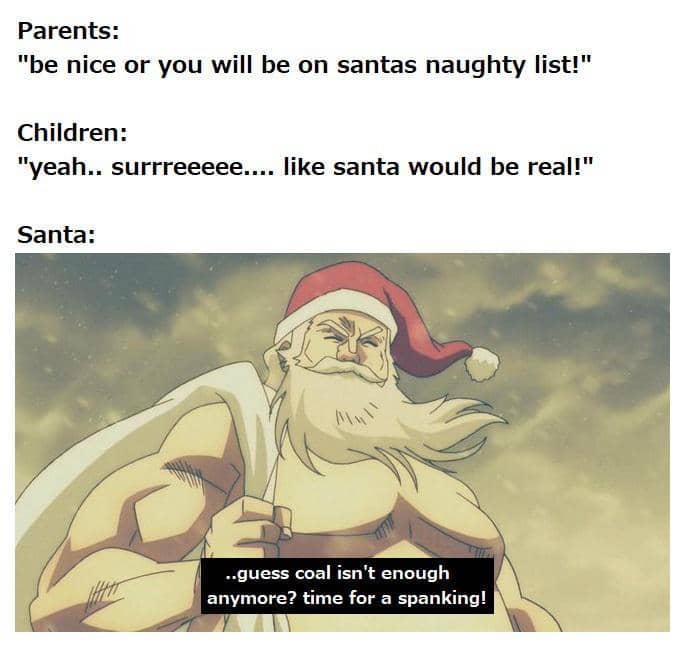 meme kartun tentang Sinterklas