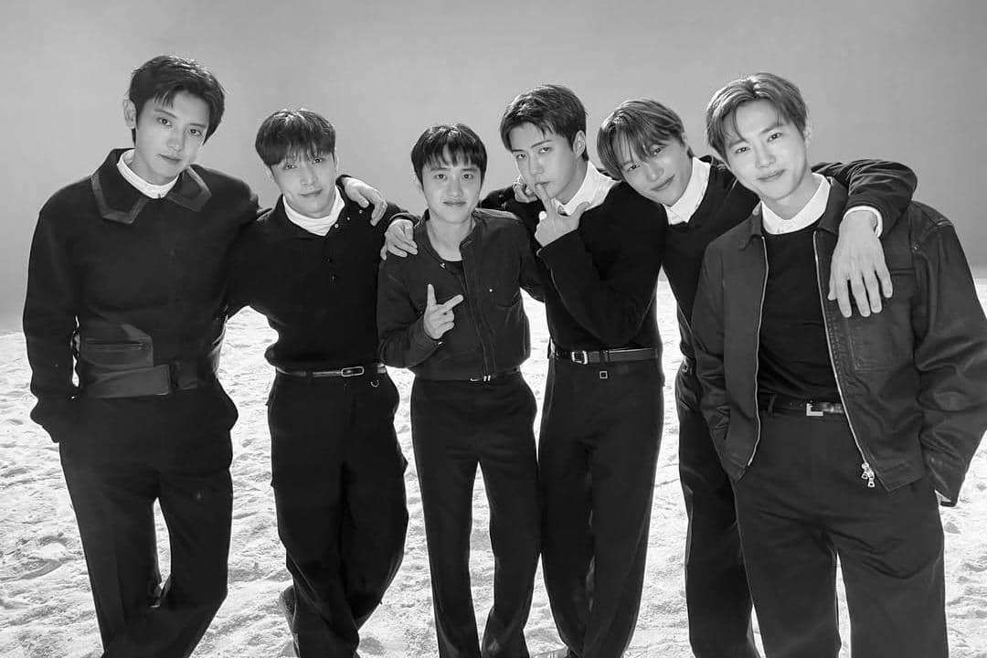 Exo ot6 Chanyeol,Lay,D.o,,Sehun,Kai,dan Suho.