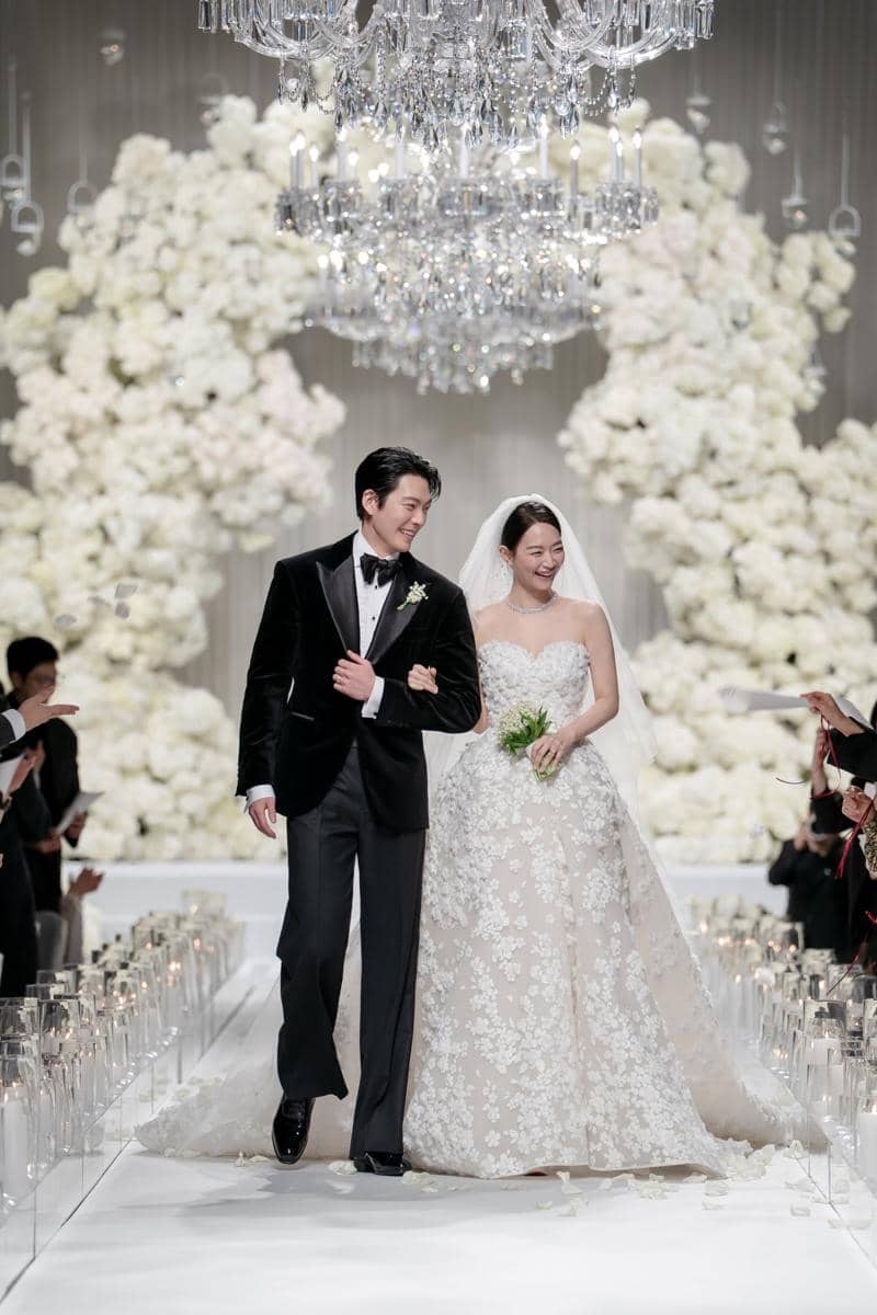 potret pernikahan Kim Woo Bin dan Shin Min Ah