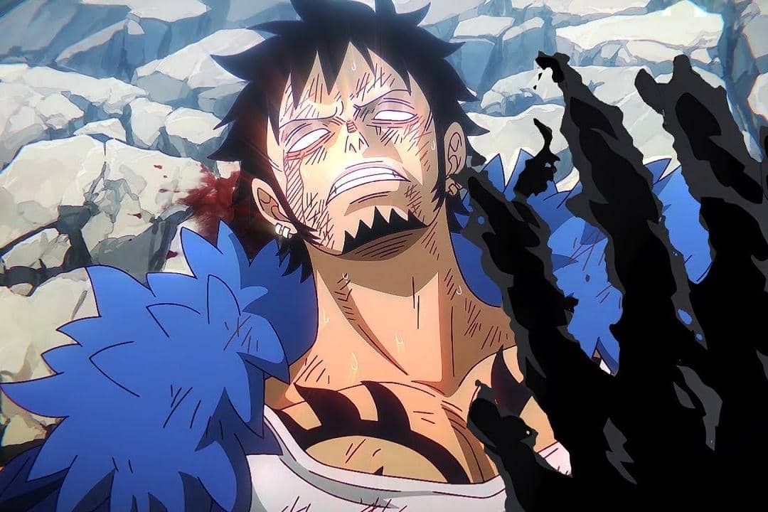 Blackbeard hendak membunuh Law.